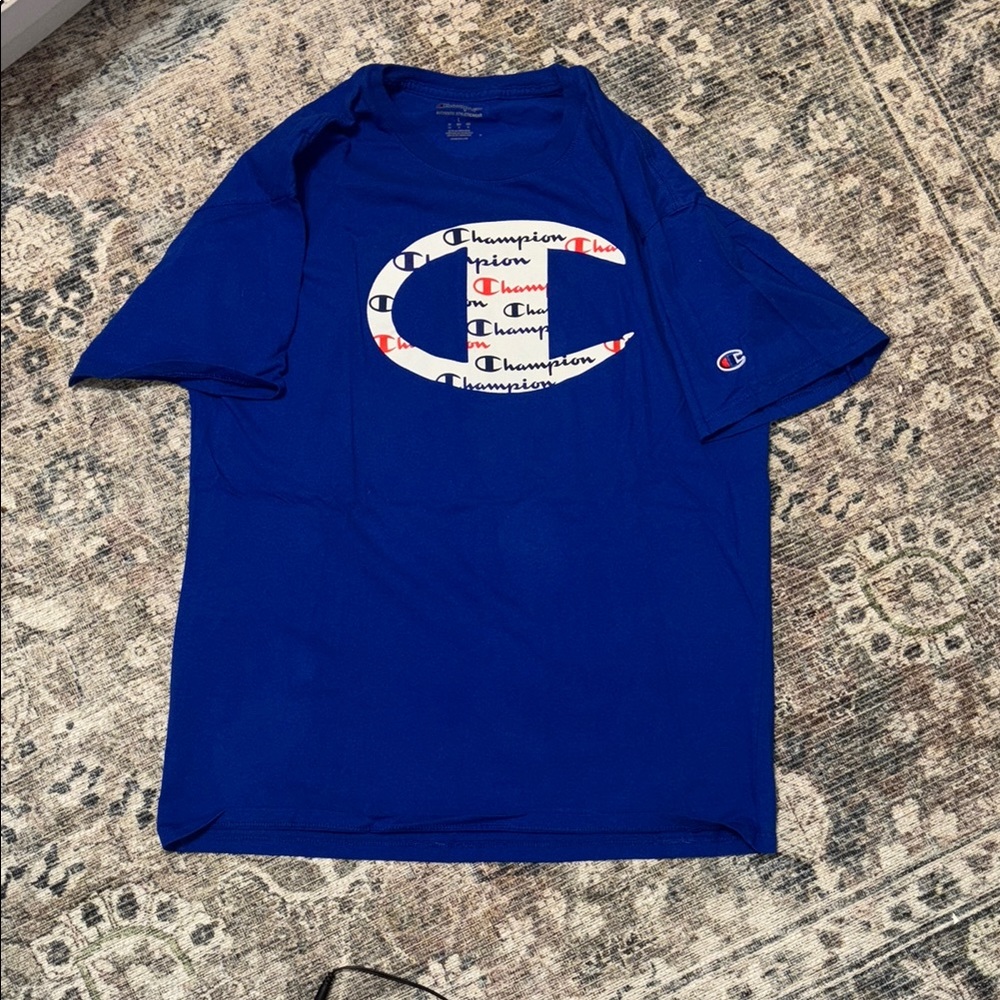 Champion Blue Graphic T-Shirt
